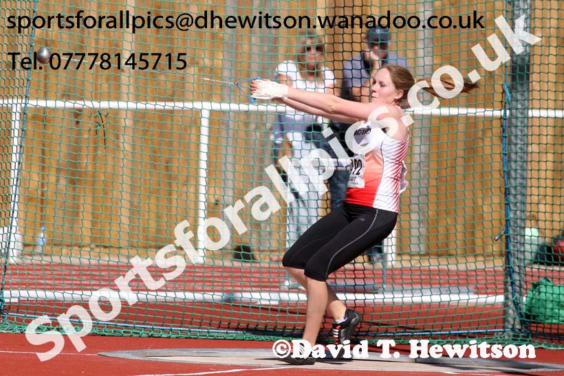 Under-17 womens hammer. Photo: David T. Hewitson/Sports for All Pics